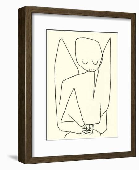 Vergesslicher Engel, c.1939-Paul Klee-Framed Serigraph