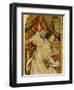 Verkuendigungsengel. Detail Von Der Fluegelaussenseite des Sebastians-Altars-Hans Holbein the Younger-Framed Giclee Print