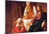 Vermeer Christ in the House of Mary and Martha Art Print Poster-null-Mounted Poster