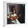 Vermeer: Guitar Player-Johannes Vermeer-Framed Giclee Print