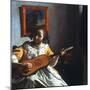 Vermeer: Guitar Player-Johannes Vermeer-Mounted Giclee Print