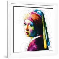 Vermeer Pop-Patrice Murciano-Framed Art Print