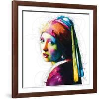 Vermeer Pop-Patrice Murciano-Framed Art Print