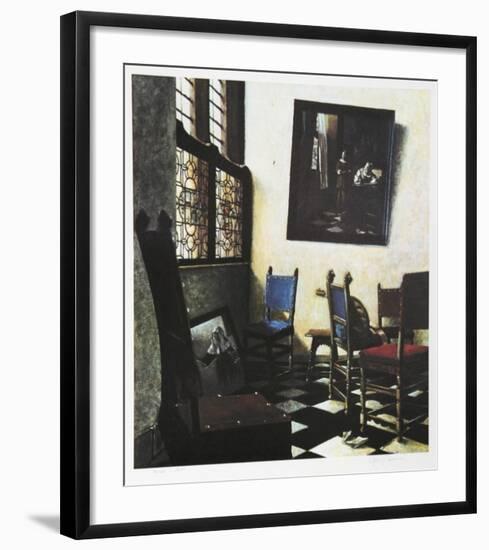 Vermeer's Moving-George Deem-Framed Limited Edition