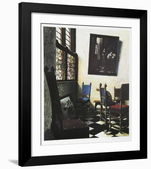 Vermeer's Moving-George Deem-Framed Limited Edition