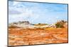 Vermilion Cliffs National Monument. White Pocket, multicolored formations of Navajo sandstone-Bernard Friel-Mounted Photographic Print