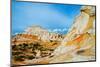Vermilion Cliffs National Monument. White Pocket, multicolored formations of Navajo sandstone-Bernard Friel-Mounted Photographic Print