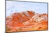 Vermilion Cliffs National Monument. White Pocket, multicolored formations of Navajo sandstone-Bernard Friel-Mounted Photographic Print