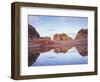 Vermilion Cliffs Nm, Sandstone Formations Reflecting in Rainwater-Christopher Talbot Frank-Framed Photographic Print