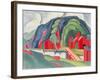 Vermillion House-Oscar Blumner-Framed Giclee Print