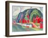 Vermillion House-Oscar Blumner-Framed Giclee Print