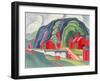 Vermillion House-Oscar Blumner-Framed Giclee Print