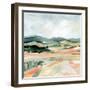 Vermillion Landscape I-Katrina Pete-Framed Art Print