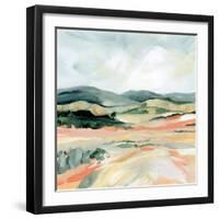 Vermillion Landscape I-Katrina Pete-Framed Art Print