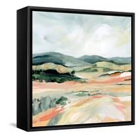 Vermillion Landscape I-Katrina Pete-Framed Stretched Canvas