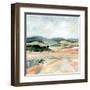 Vermillion Landscape I-Katrina Pete-Framed Art Print