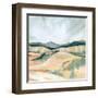 Vermillion Landscape II-Katrina Pete-Framed Art Print