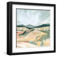 Vermillion Landscape II-Katrina Pete-Framed Art Print