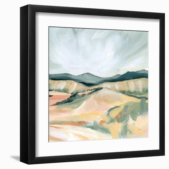 Vermillion Landscape II-Katrina Pete-Framed Art Print