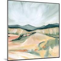 Vermillion Landscape II-Katrina Pete-Mounted Art Print