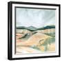 Vermillion Landscape II-Katrina Pete-Framed Art Print