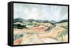 Vermillion Landscape III-Katrina Pete-Framed Stretched Canvas