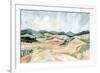 Vermillion Landscape III-Katrina Pete-Framed Art Print