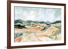 Vermillion Landscape III-Katrina Pete-Framed Art Print