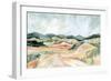 Vermillion Landscape III-Katrina Pete-Framed Art Print