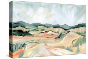 Vermillion Landscape III-Katrina Pete-Stretched Canvas