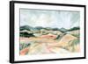 Vermillion Landscape III-Katrina Pete-Framed Art Print