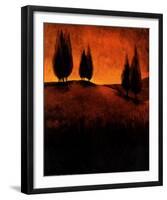 Vermillion Pastoral I-J^ Molando-Framed Art Print