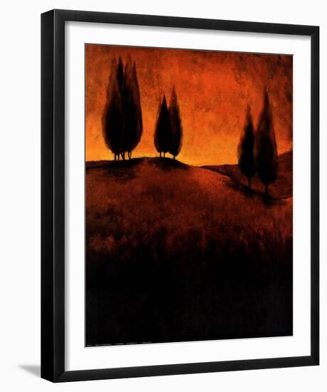 Vermillion Pastoral I-J^ Molando-Framed Art Print