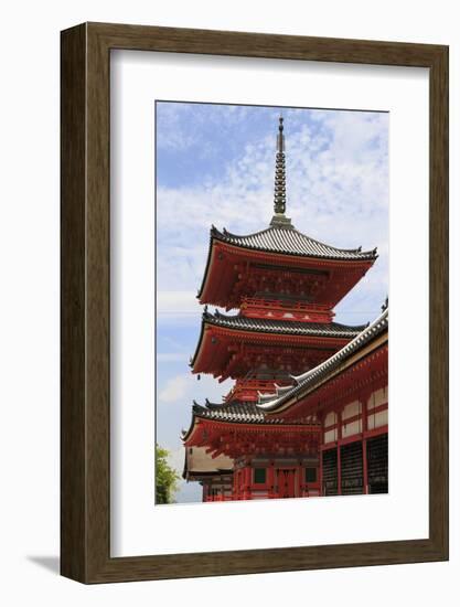 Vermillion Three Storey Pagoda, Kyoto-Eleanor Scriven-Framed Photographic Print