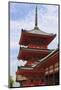 Vermillion Three Storey Pagoda, Kyoto-Eleanor Scriven-Mounted Photographic Print