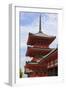 Vermillion Three Storey Pagoda, Kyoto-Eleanor Scriven-Framed Photographic Print