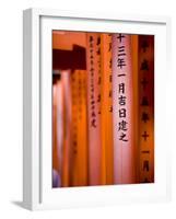 Vermillion Torii Gates, Fushimi-Inari Taisha, Kyoto, Japan, Asia-Ben Pipe-Framed Photographic Print