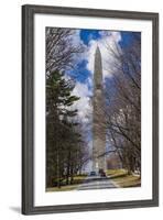 Vermont, Bennington, Bennington Battle Monument-Walter Bibikow-Framed Photographic Print