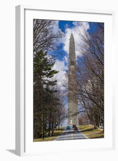 Vermont, Bennington, Bennington Battle Monument-Walter Bibikow-Framed Photographic Print