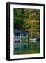 Vermont Boathouse-Steven Maxx-Framed Premium Photographic Print