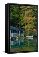 Vermont Boathouse-Steven Maxx-Framed Stretched Canvas