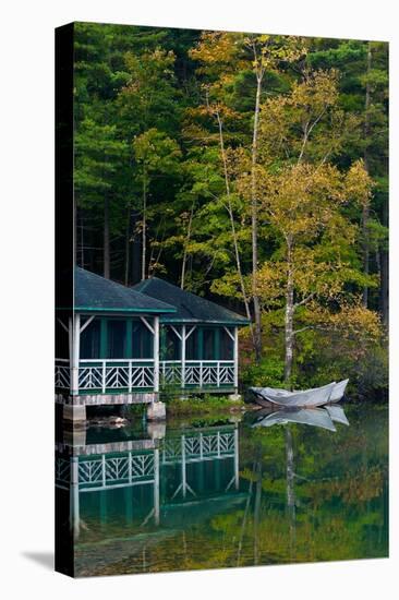 Vermont Boathouse-Steven Maxx-Stretched Canvas