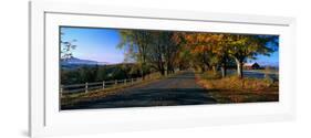 Vermont Country Road in Autumn-null-Framed Photographic Print