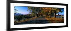 Vermont Country Road in Autumn-null-Framed Photographic Print