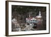 Vermont, East Topsham, Elevated Town View-Walter Bibikow-Framed Photographic Print