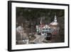 Vermont, East Topsham, Elevated Town View-Walter Bibikow-Framed Photographic Print