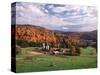 Vermont Farm in the Fall, USA-Charles Sleicher-Stretched Canvas