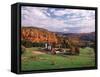 Vermont Farm in the Fall, USA-Charles Sleicher-Framed Stretched Canvas