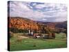 Vermont Farm in the Fall, USA-Charles Sleicher-Stretched Canvas