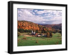 Vermont Farm in the Fall, USA-Charles Sleicher-Framed Premium Photographic Print